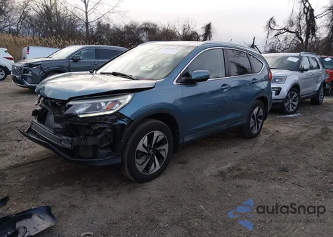 2016 Honda Cr-V Touring из США, поврежденный, VIN 5J6RM4H90GL065035